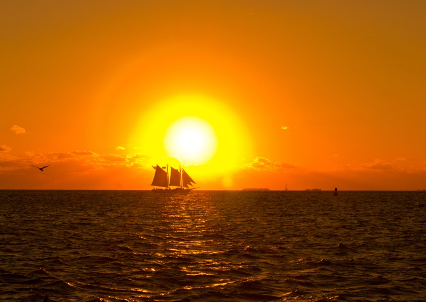 Zonsondergang Florida | Campers Amerika