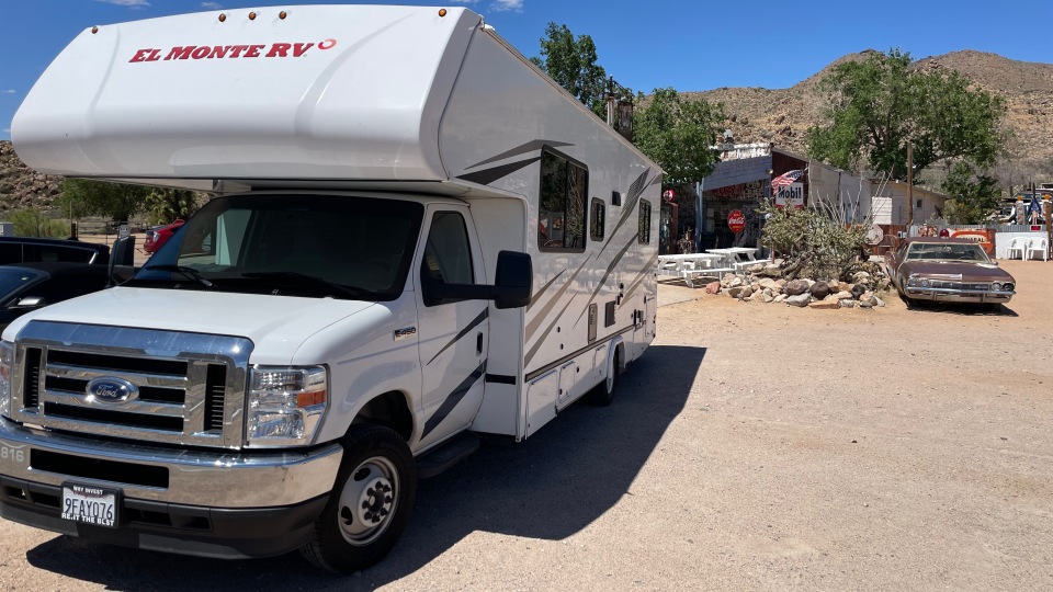 El Monte camper bij Route 66