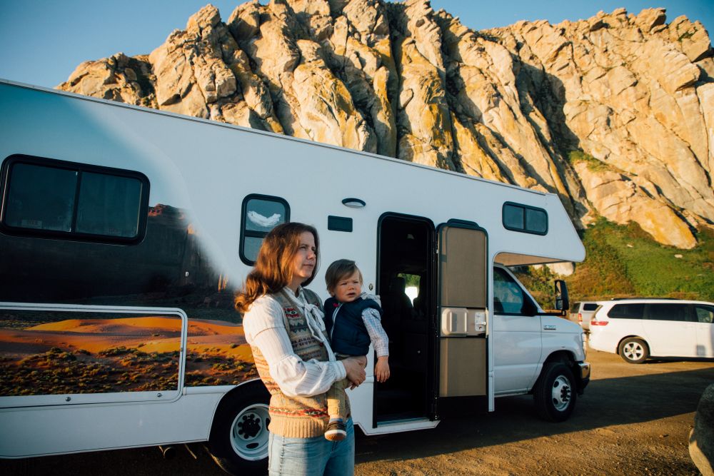 Cruise America camper met peuter kleuter | Campers Amerika